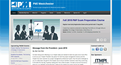 Desktop Screenshot of pmiwestchester.org